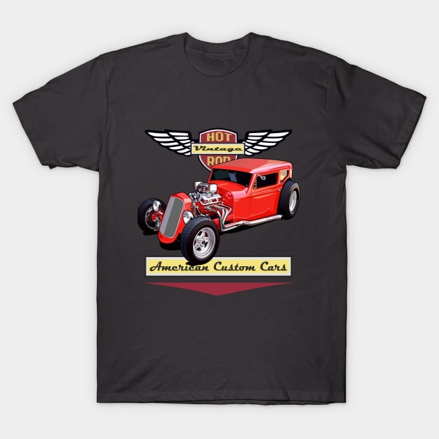 Hot Rod T-Shirt by Akira31